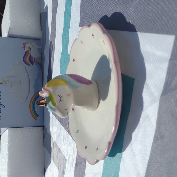 🆕 Unicorn Ring Jewelry Plate - Picture 2 of 11